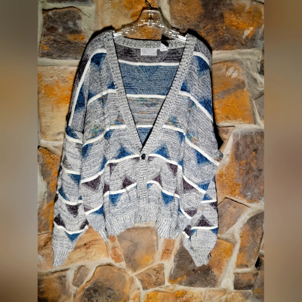 Method striped Cardigan